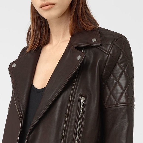 All Saints Armstead Biker Jacket - Picture 4 of 14